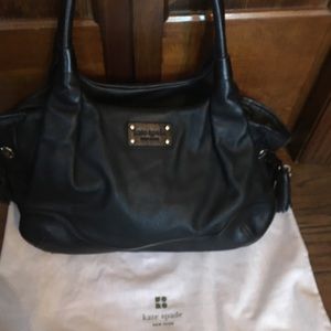Kate Spade Black Leather Satchel